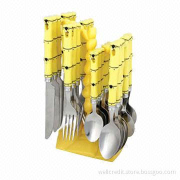 24-piece Good-quality Stainless Steel Flatware with Cheap Price